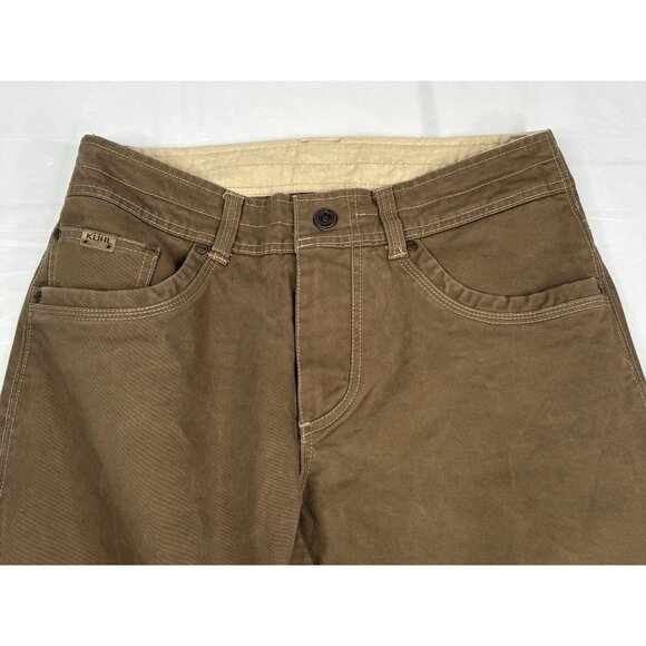 Kuhl Rebel Pants Men’s 31x30 Dark Khaki Klassik Stretch Outdoor - Picture 2 of 13